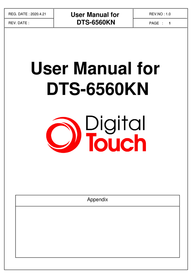 Digital Touch Systems DTS-6560KN User manual