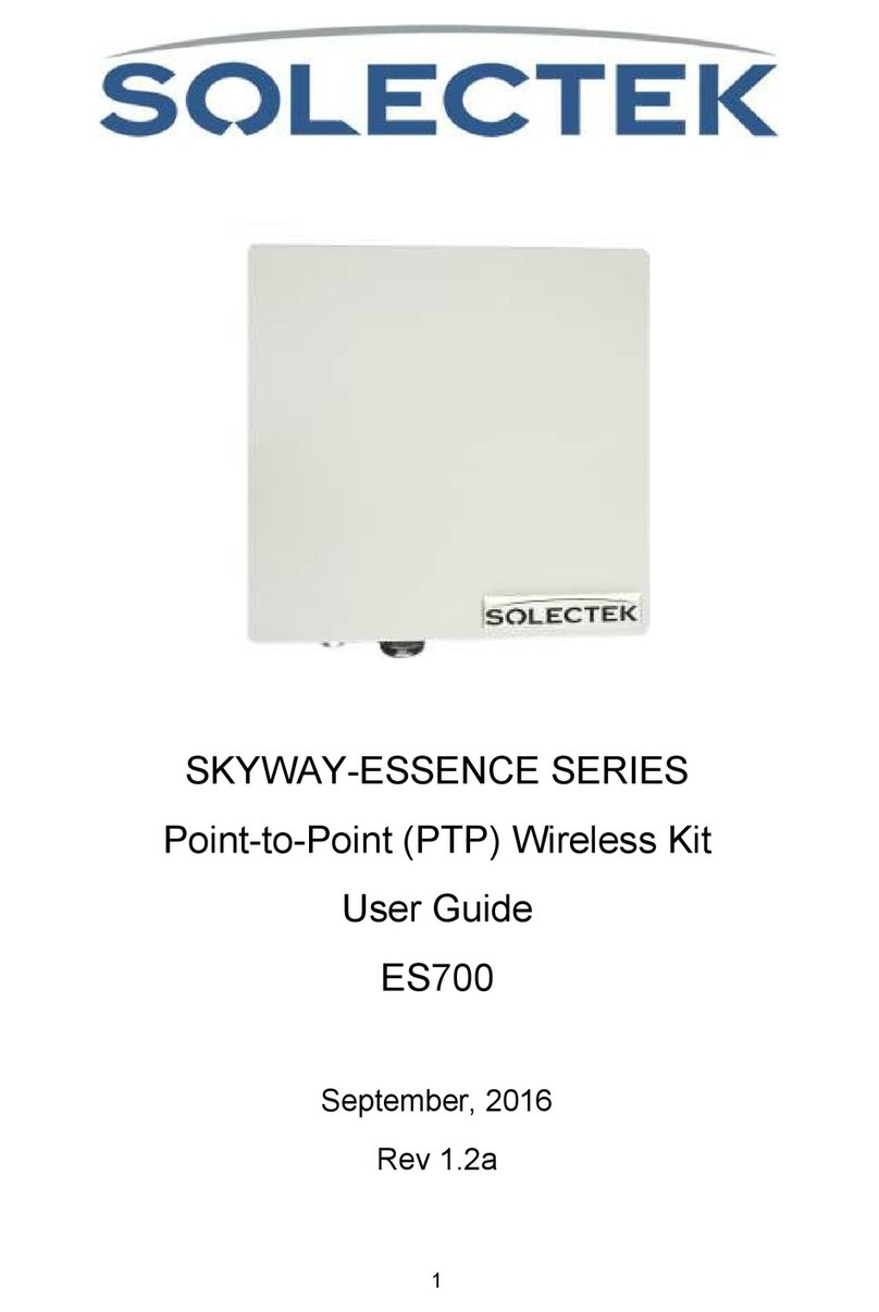 Solectek SKYWAY-ESSENCE Series User manual