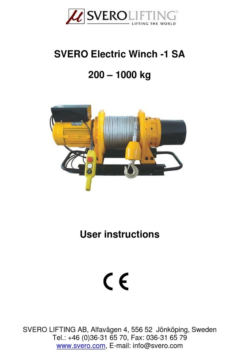 SVERO 1 SA User instructions
