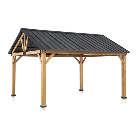 Eagle Peak 10 ft x 12 ft Wooden Gazebo instruction manual