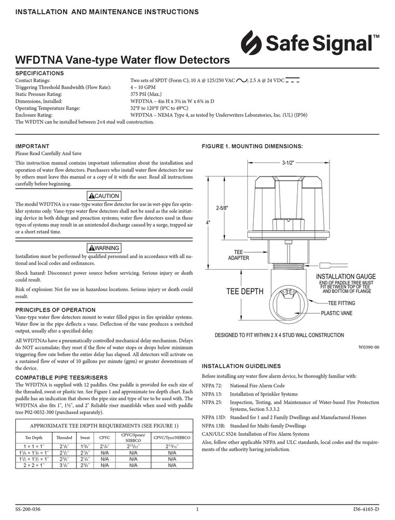 Safe Signal WFDTNA User manual