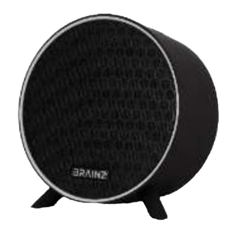 Brainz WOOFER SPEAKER instruction manual