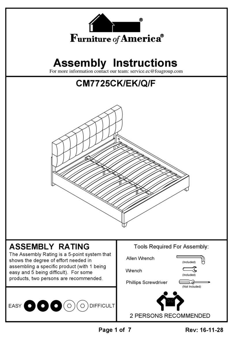 Furniture of America CM7725CK User manual