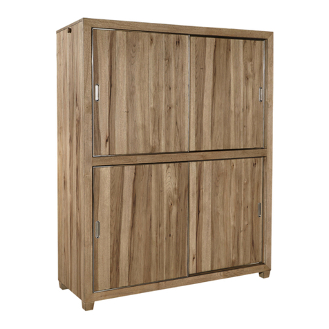 Furniture Values International aspenhome I262-488 Assembly instructions