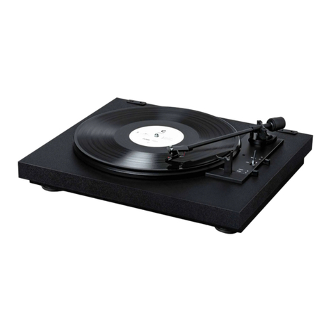 Pro-Ject Audio Systems A1 User manual
