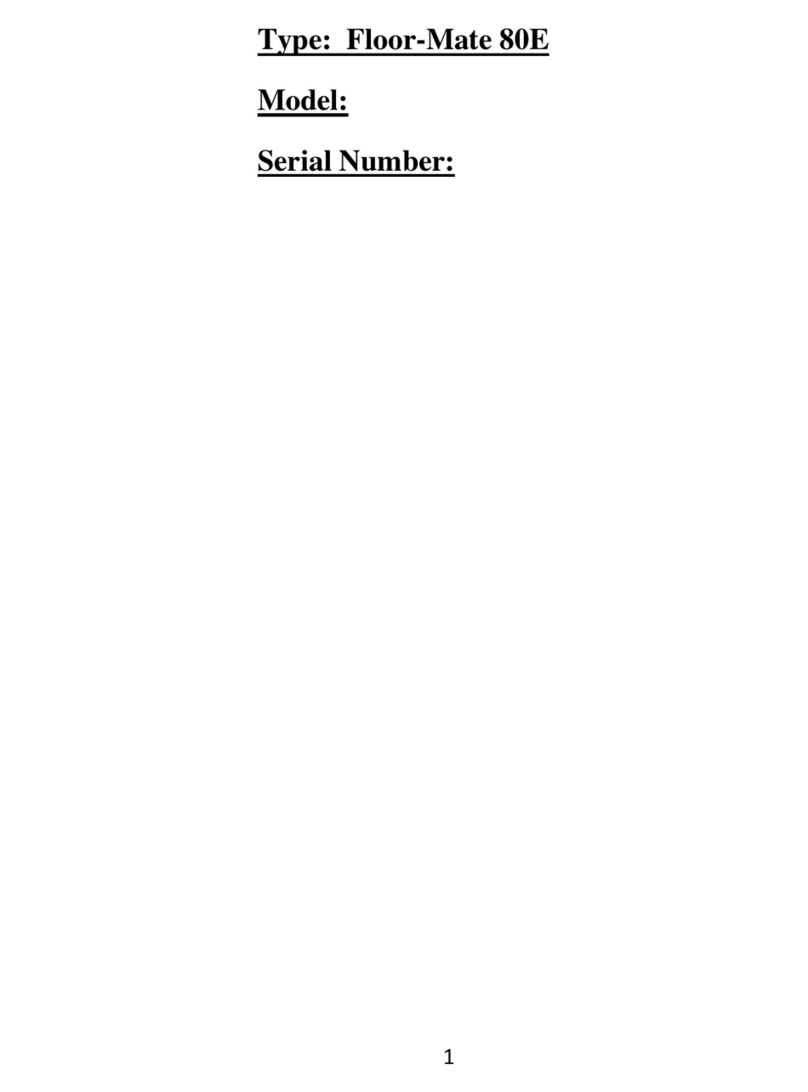 Strong Floor-Mate 80E owner's manual