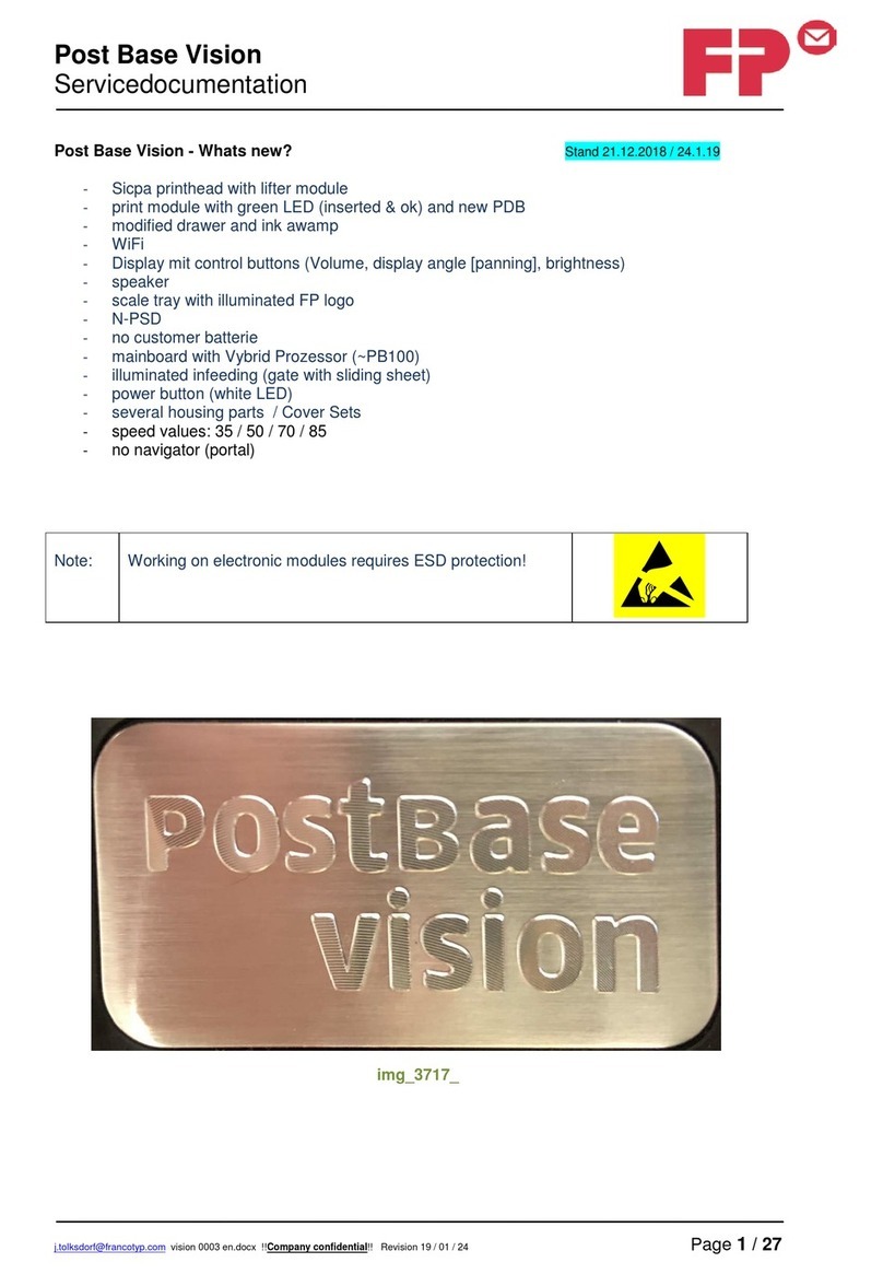 FP Post Base Vision Operator's manual