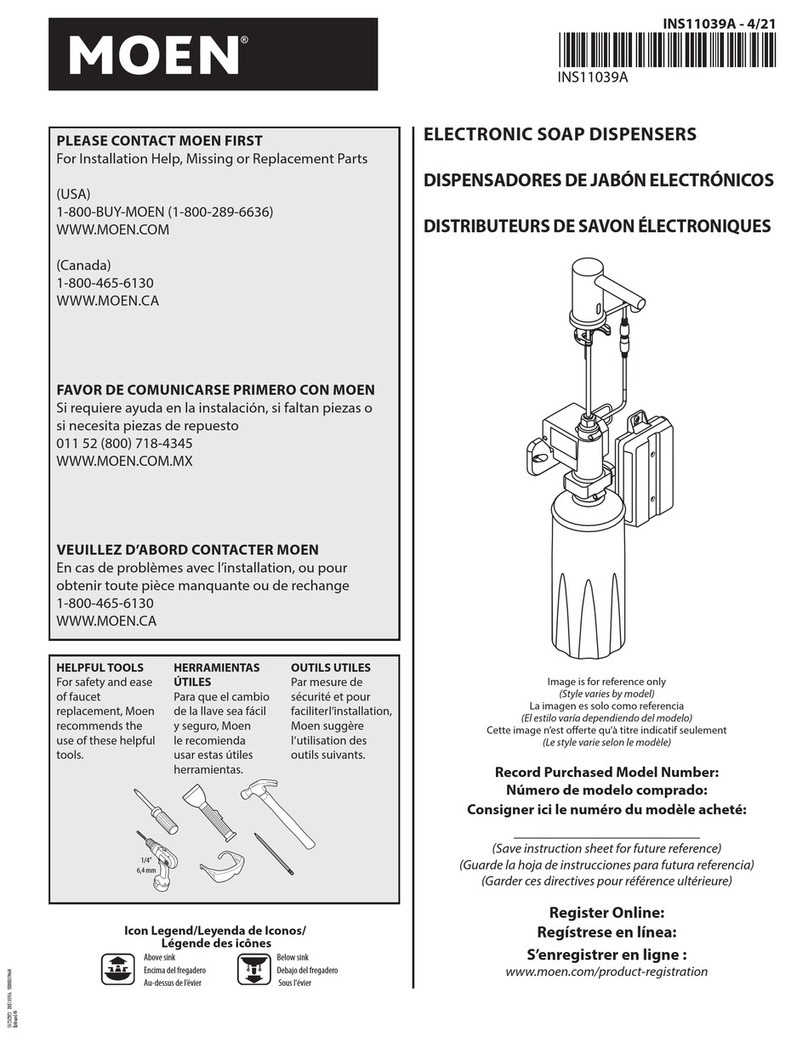 Moen 8575 manual