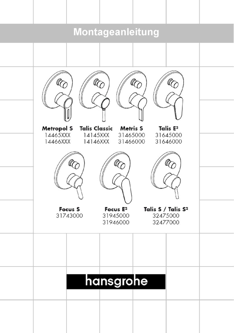 Hans Grohe Metropol S 14465 Series User manual