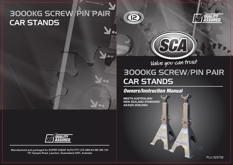 SCA 325730 Owner's instruction manual