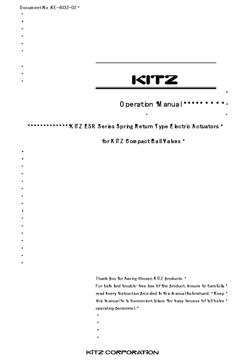 Kitz ESR Series Operation manual