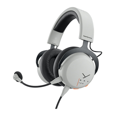 Beyerdynamic MMX 100 User manual Beyerdynamic MMX 100 User manual