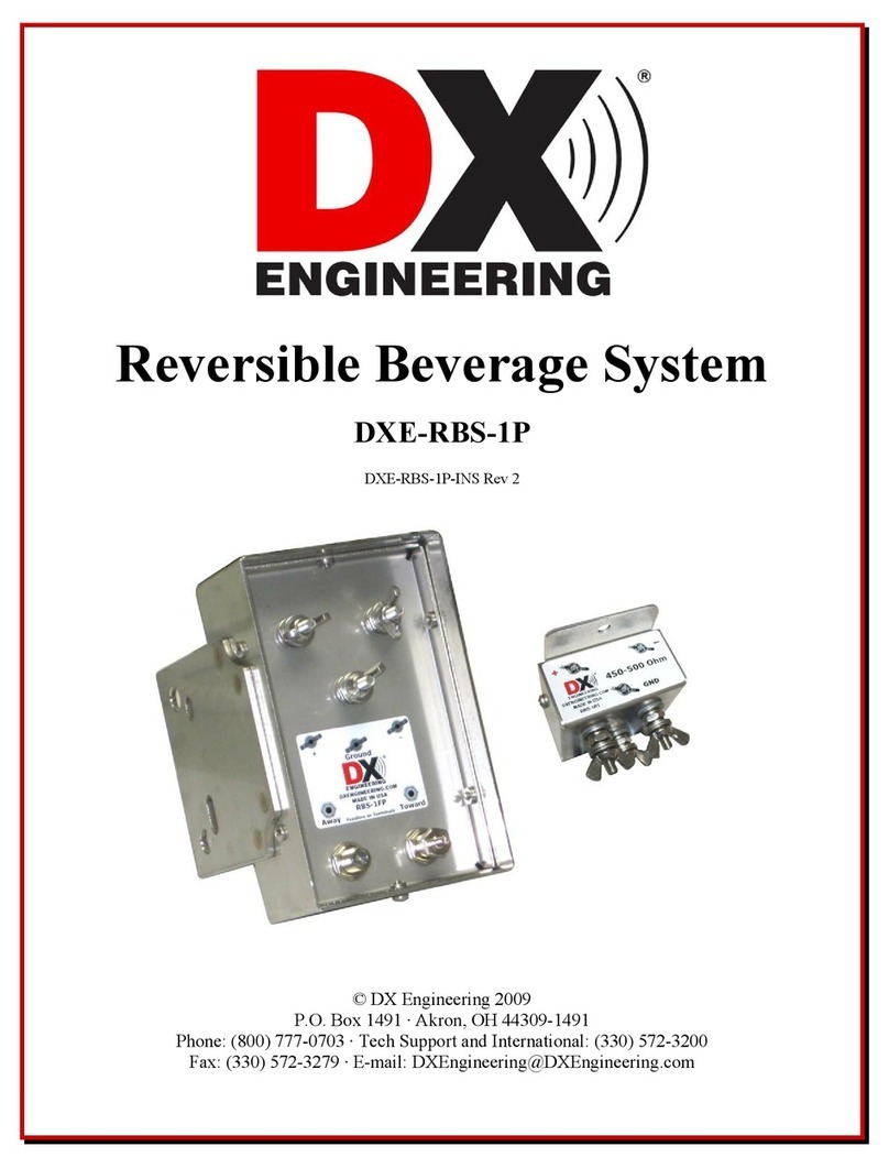 DX Engineering DXE-RBS-1P manual DX Engineering DXE-RBS-1P manual