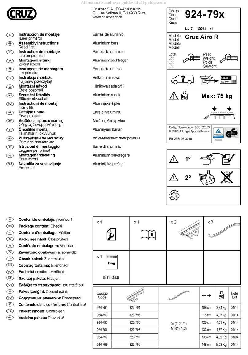 Cruz Airo R Assembly instructions