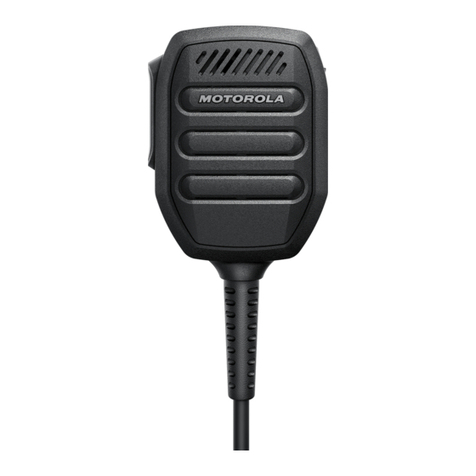 Motorola PMMN4140 RM760 IMPRES User manual