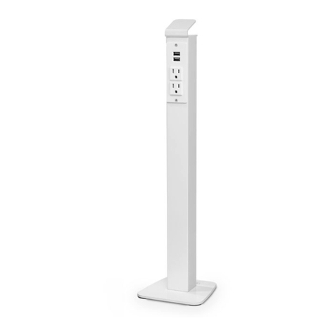 Uplift Desk Power Tower PDC009 User manual
