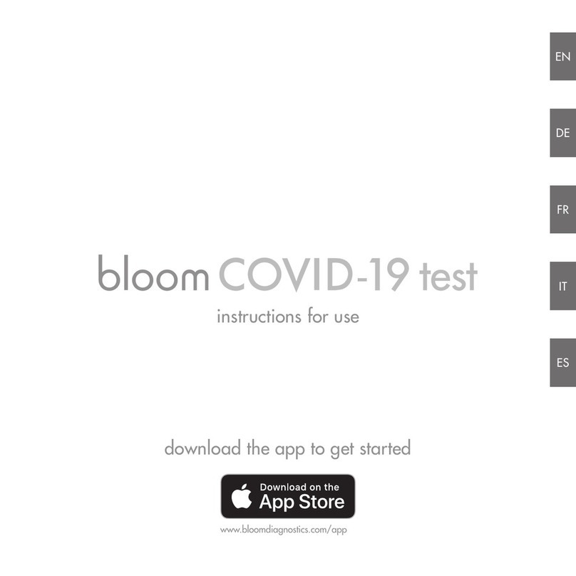 bloom COVID-19 test Instructions for use