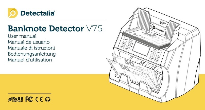Detectalia V75 User manual