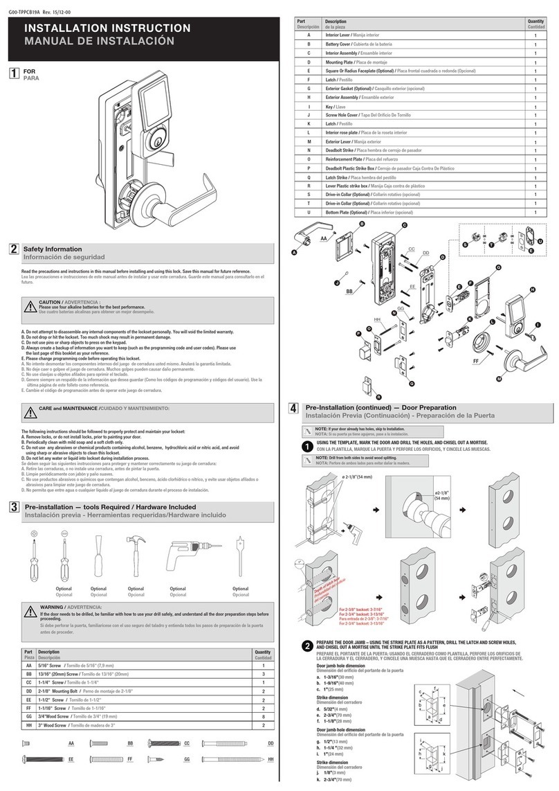Pamex KT-INP35 Installation instruction