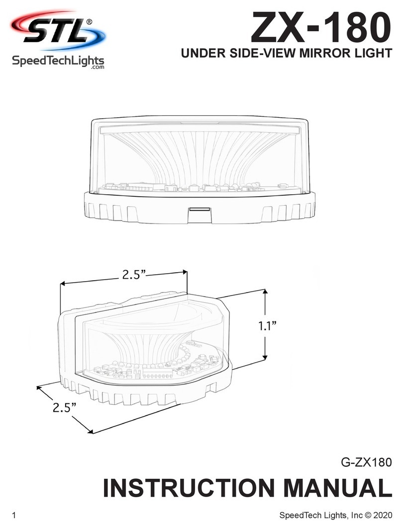 SpeedTech Lights ZX-180 instruction manual