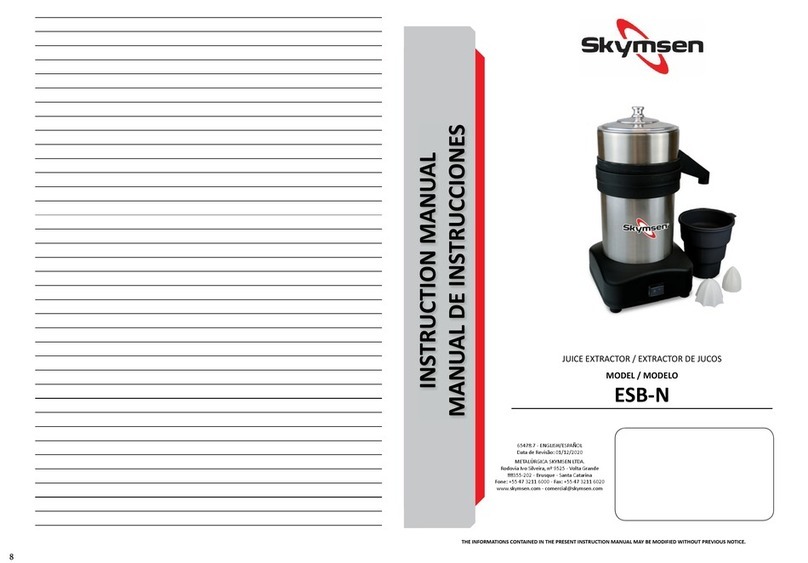 Skymsen ESB-N instruction manual