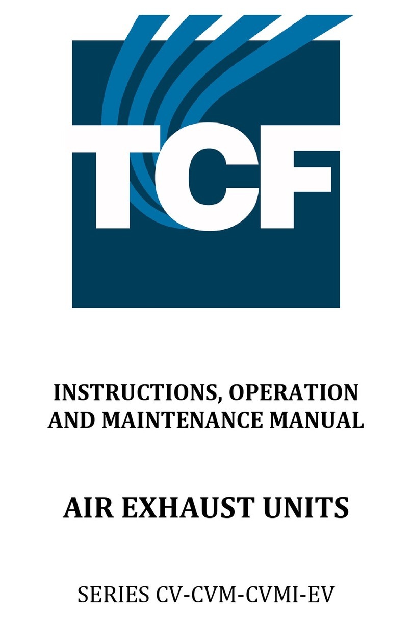TCF CV Series Operation and maintenance manual