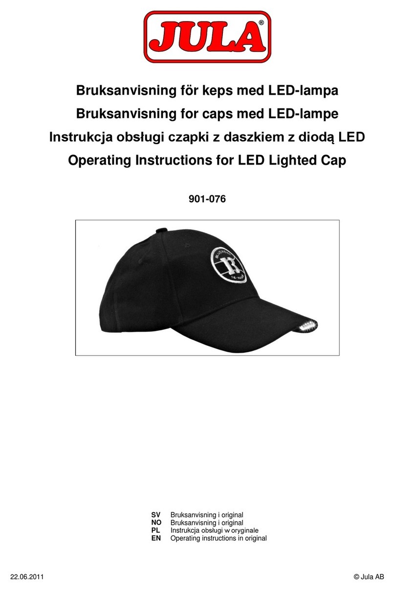 Jula 901-076 operating instructions