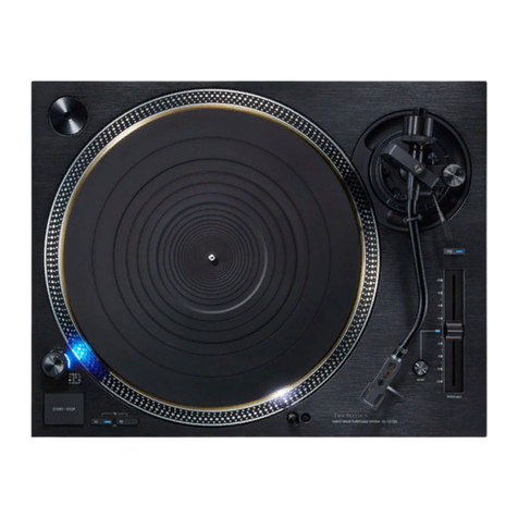 Panasonic Technics SL-1210GEG User manual