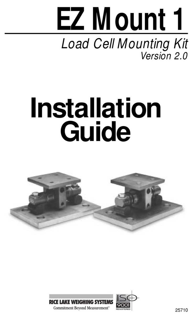 Rice Lake EZ Mount 1 User manual