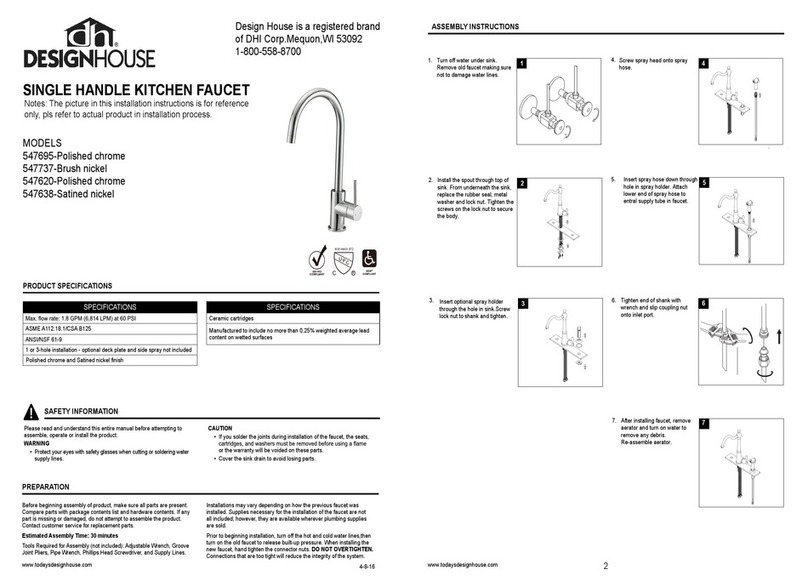 DesignHouse 547695 Assembly instructions