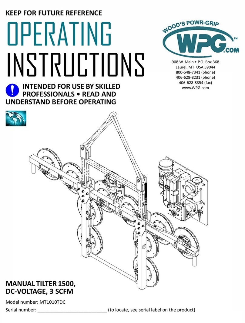 WPG MT1010TDC User manual