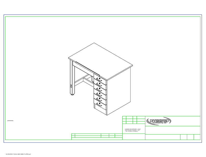 DIVERSIFIED WOODCRAFTS DT-4A Assembly instructions