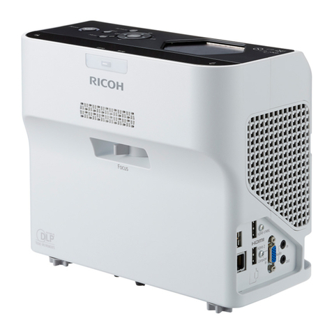 Ricoh PJ WX4153N User manual