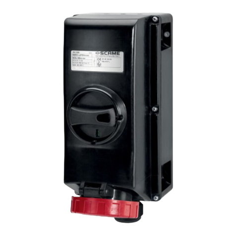 Scame ADVANCE-GRP GD Installation, use and maintenance