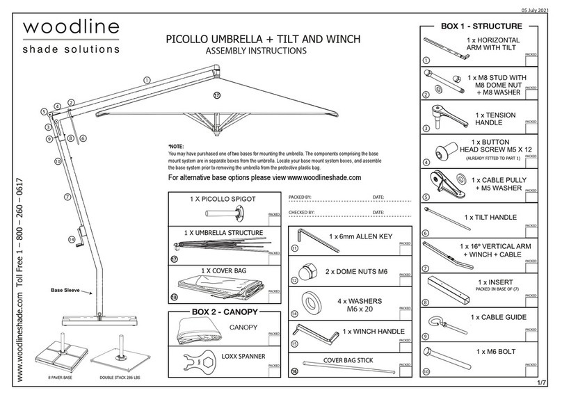 Woodline Picollo Assembly instructions