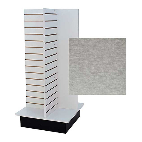 KC STORE FIXTURES 01521 Assembly instructions