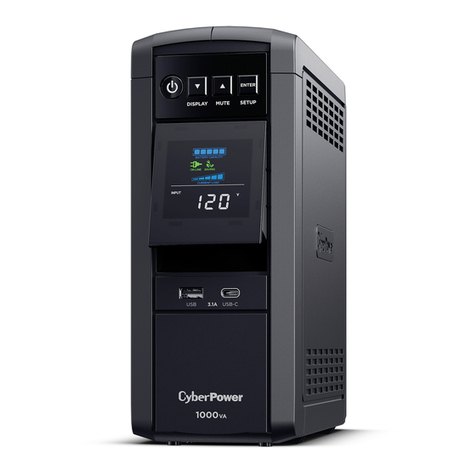CyberPower PFC SINEWAVE UPS Series User manual