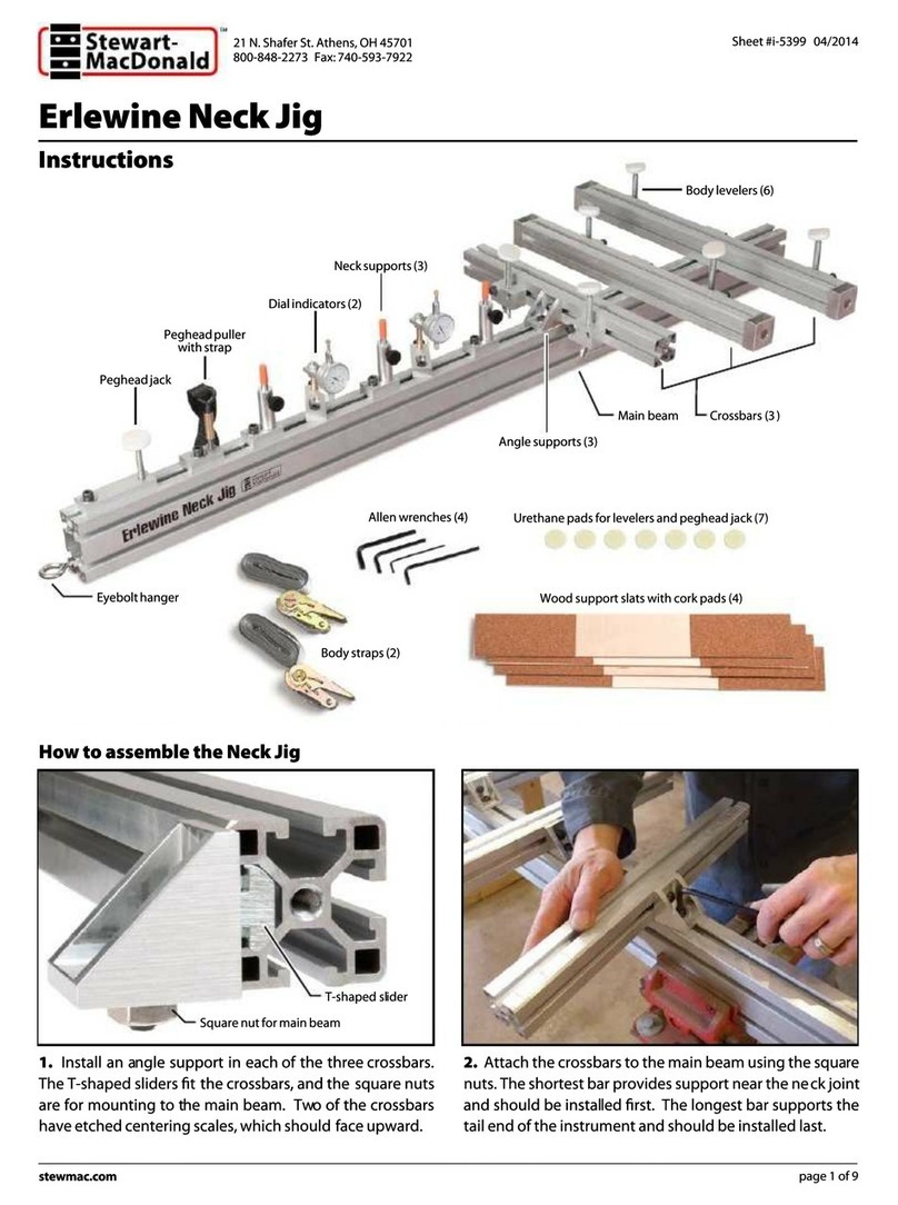 Stewart MacDonald Erlewine Neck Jig instructions
