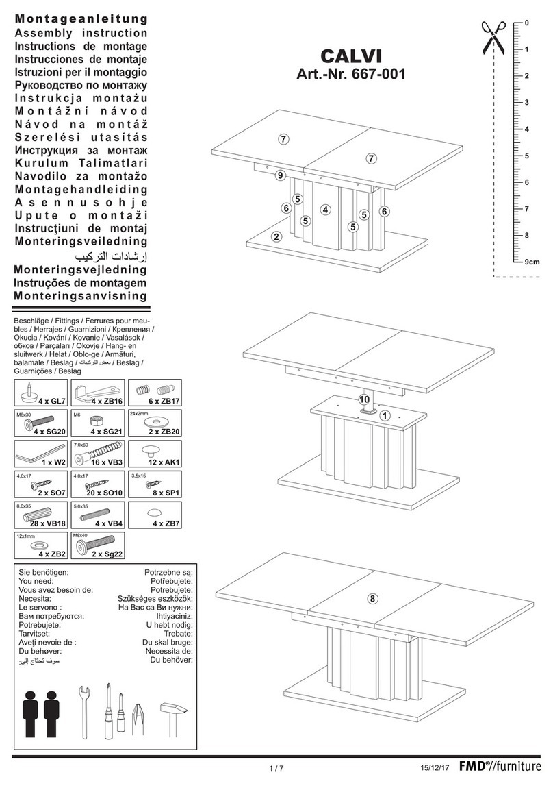 FMD Furniture CALVI Assembly instruction FMD Furniture CALVI Assembly instruction