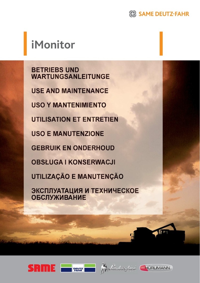 SAME DEUTZ-FAHR iMonitor User guide