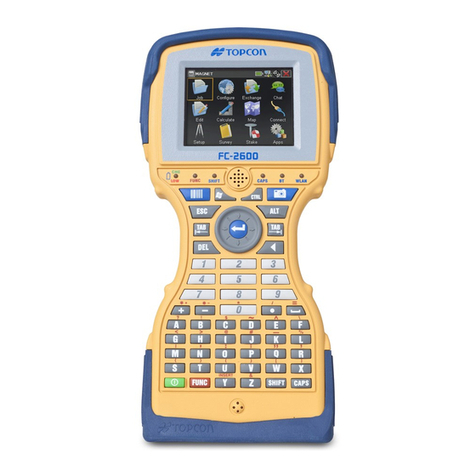 Topcon FC-2600 Quick reference guide