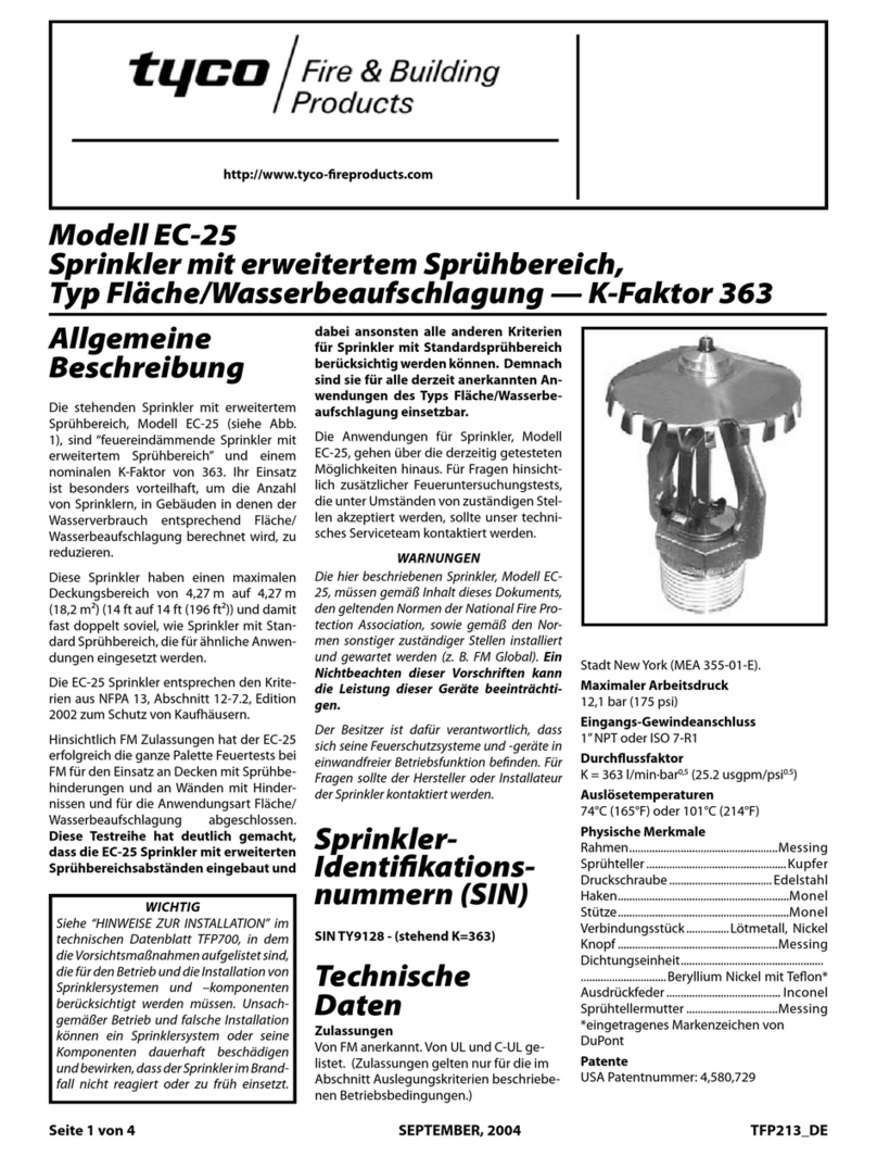 Tyco EC-25 Installation