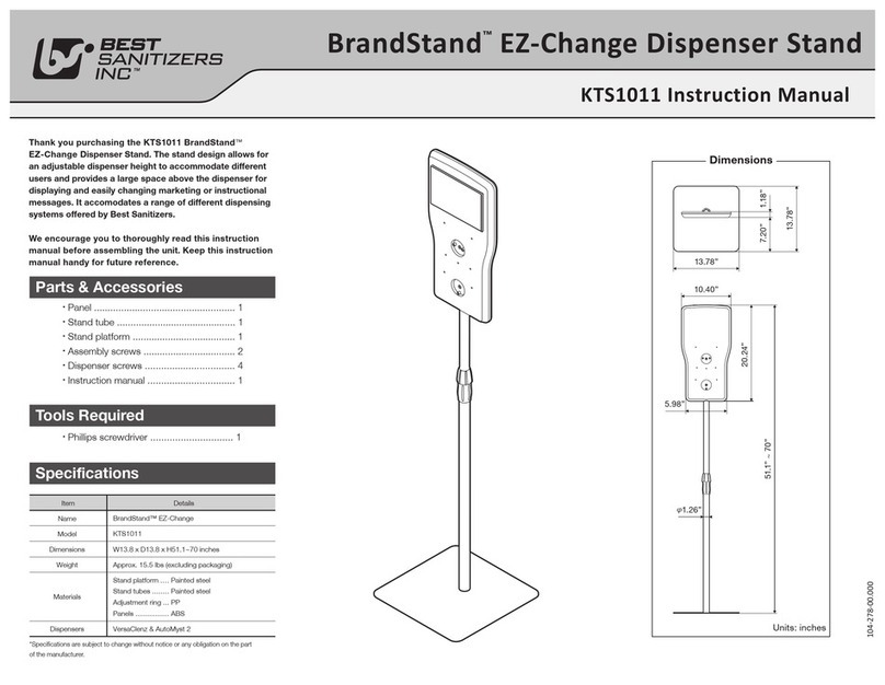 BS BrandStand KTS1011 instruction manual