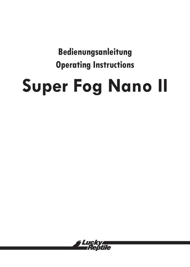 Lucky Reptile Super Fog Nano II User manual