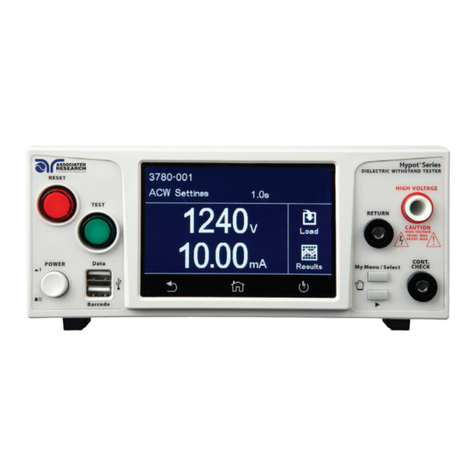IKONIX Associated Research Hypot 3805 User manual
