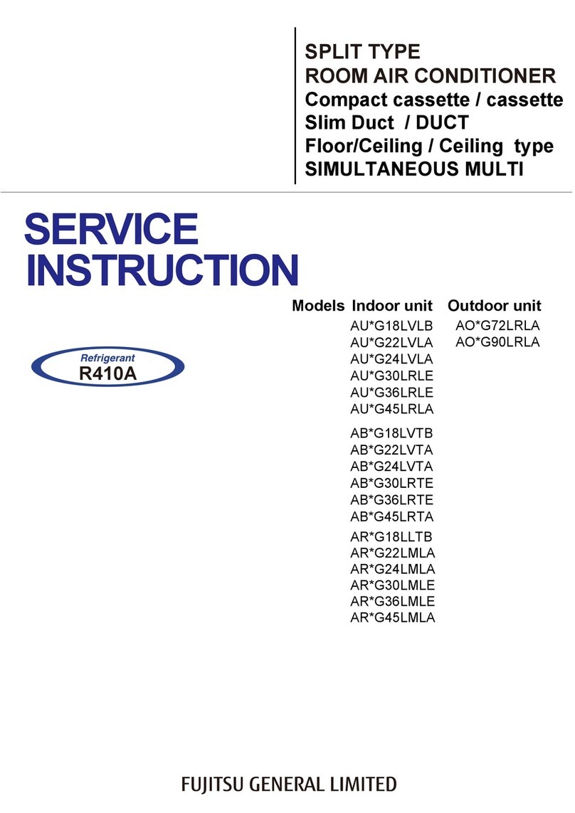 Fujitsu AU G18LVLB Series Original operating manual