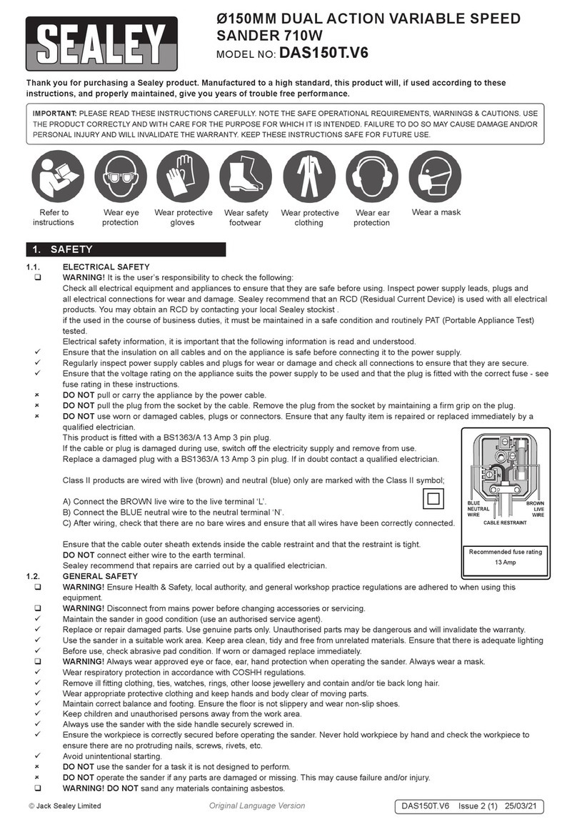 Sealey DAS150T.V6 instructions