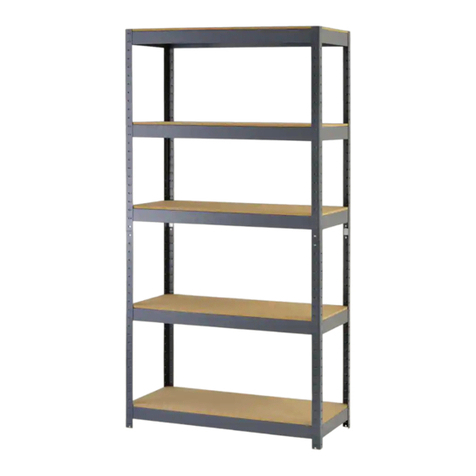 Edsal Super Rack SR100 Assembly instructions