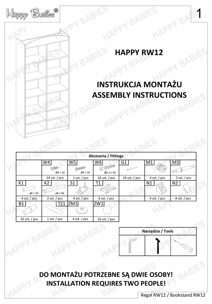 Happy Babies HAPPY RW12 Assembly instructions