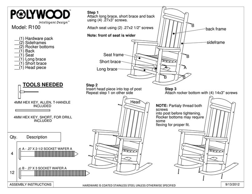 Polywood R100 manual